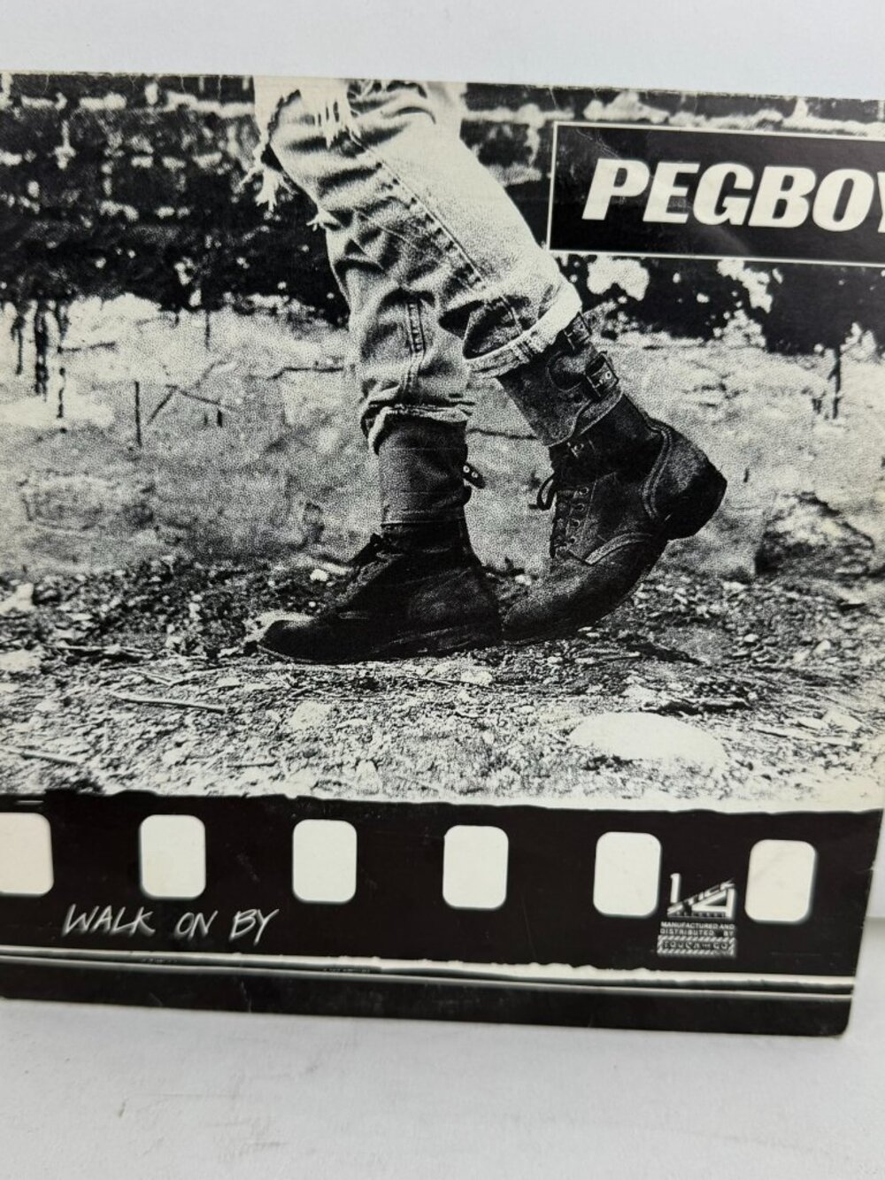 Pegboy Field of Darkness Walk On By 7" Vinyl 1991 Punk Quarterstick QS0005 45